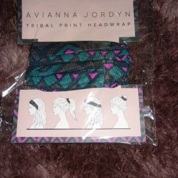 New Avianna Jordyn Tribal Print Headwrap - Picture 3 of 3